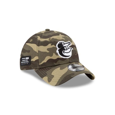 Baltimore Orioles Gorra | New Era MLB Armed Forces Weekend 9twenty Adjustable Cap Mexico - Verdes